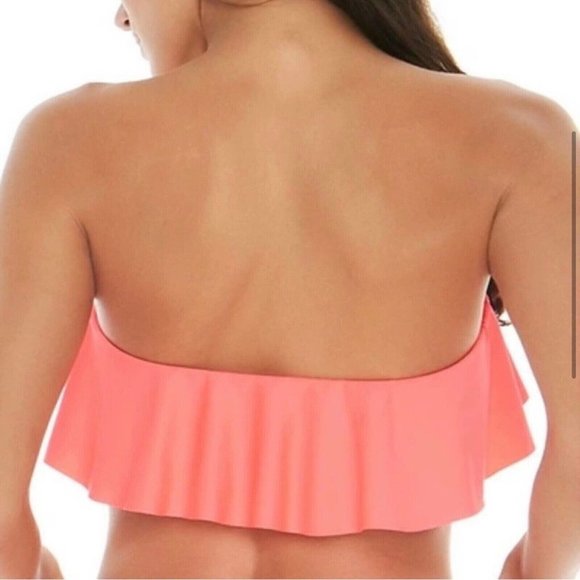 L*SPACE NWT S Lynn Tube Top Fruit Punch Bikini Swim Top - Picture 2 of 2